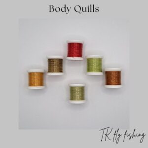 Body Quills HENDS – Matériau pour corps de mouches fins et translucides
