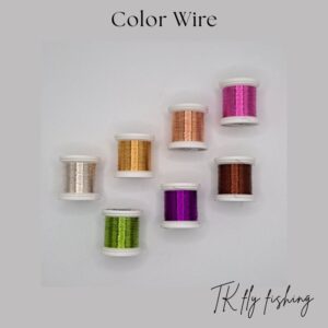 Color Wire HENDS – Fil métallique coloré pour montage de mouches