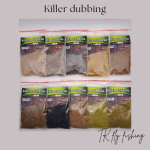 Hends Killer Dubbing – matériau pour corps de mouches structuré et attractif